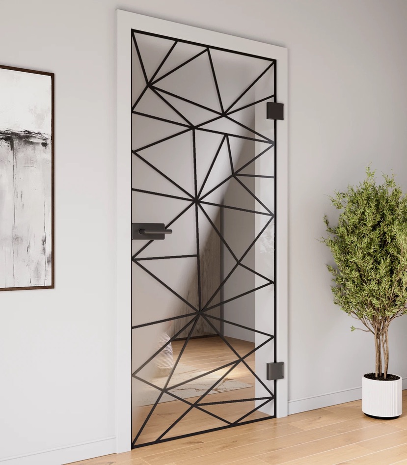 SwitchView Schaltbare Glastür Polygonal